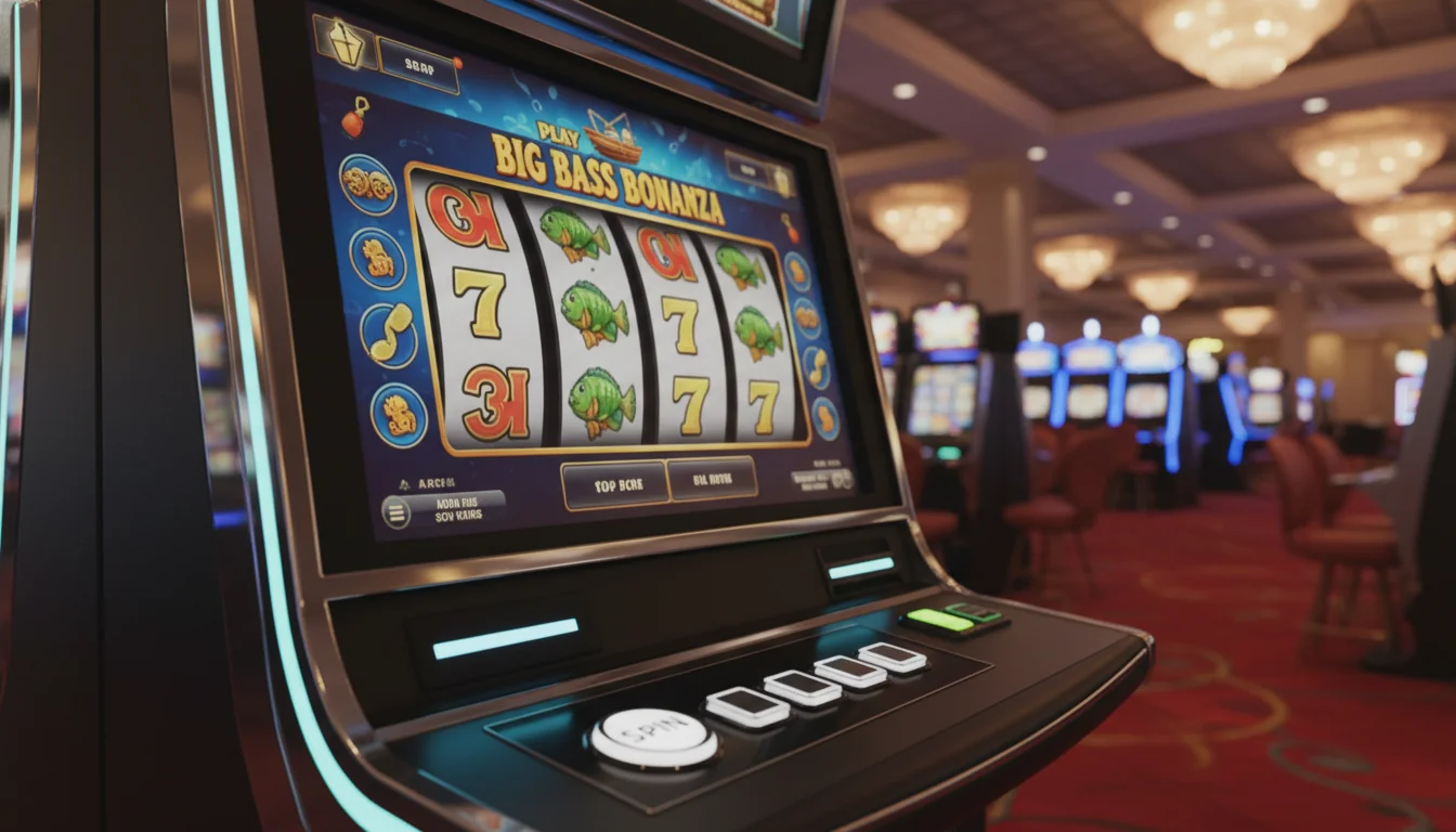 An exciting Big Bass Bonanza bonus round in progress